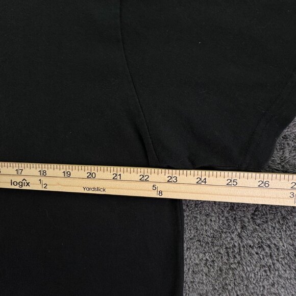 Bob Mackie Wearable Art T-shirt Size 1X Plus Black Monkey Tree Embroidery Beach - Picture 5 of 9